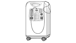 Oxygen concentrator machine.